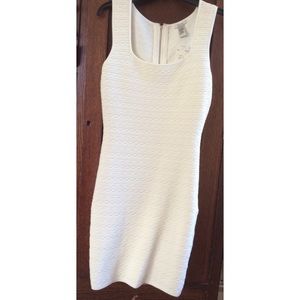 Ivory bodycon dress NWT